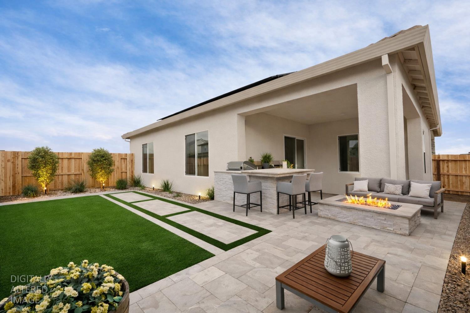 446 Tigris Street Manteca, CA 95337 - Photo 40 of 46 Backyard (virtually staged)