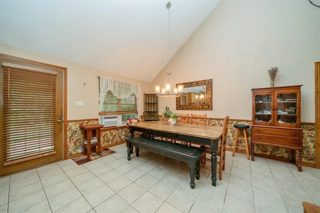 a room with furniture and window