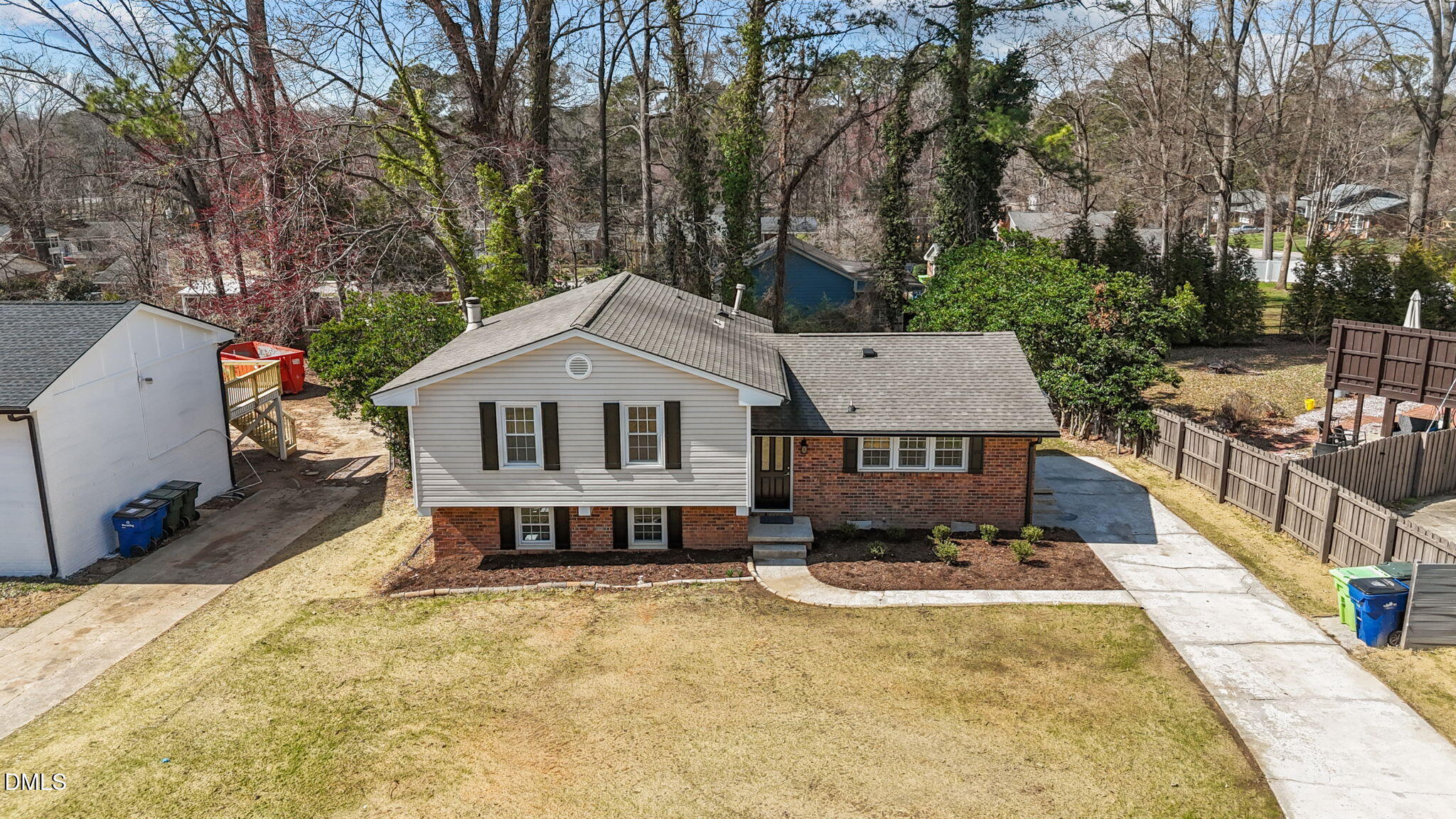 3521 Huntleigh Drive Raleigh, NC 27604 - Photo 39 of 56 a view of a house with a roof deck