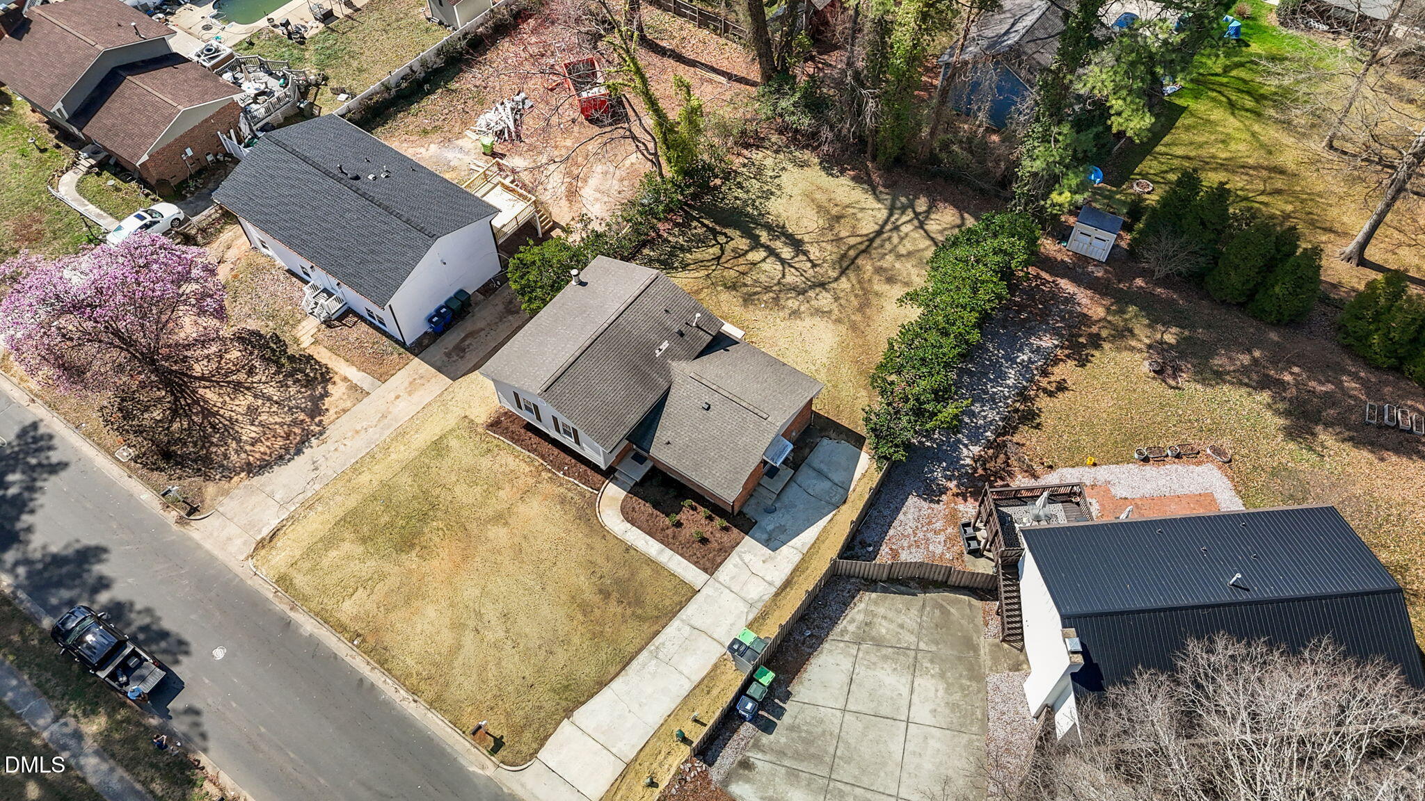 3521 Huntleigh Drive Raleigh, NC 27604 - Photo 48 of 56 an aerial view of house with outdoor space