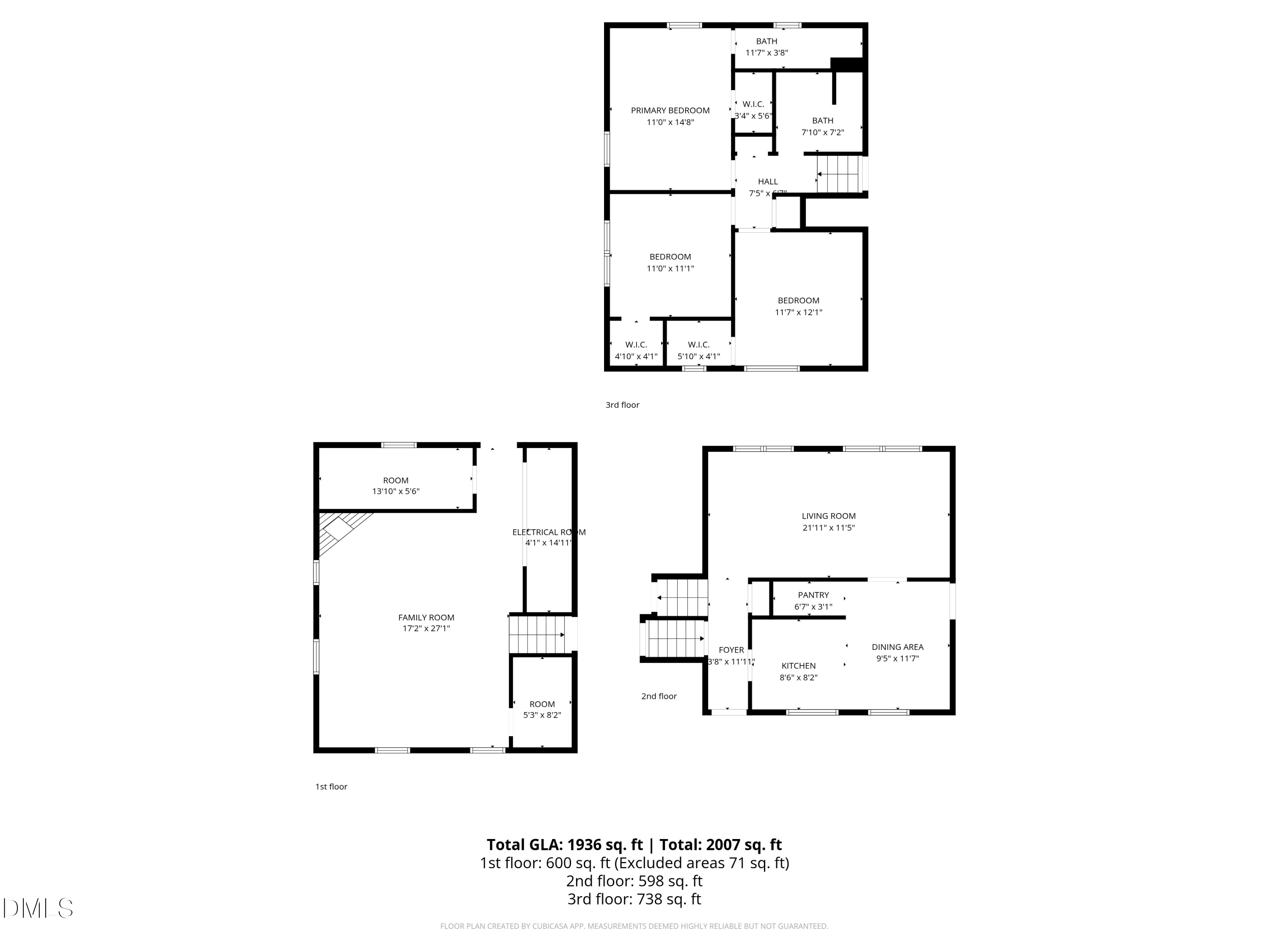 3521 Huntleigh Drive Raleigh, NC 27604 - Photo 56 of 56 a picture of a floor plan