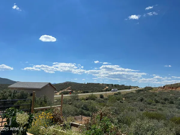 a view of a city with sunset view