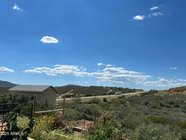 a view of a city with sunset view