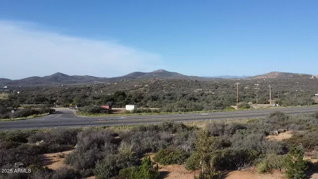 a view of outdoor space and mountain view