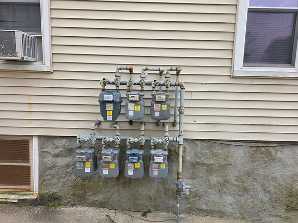 a view of a wooden door