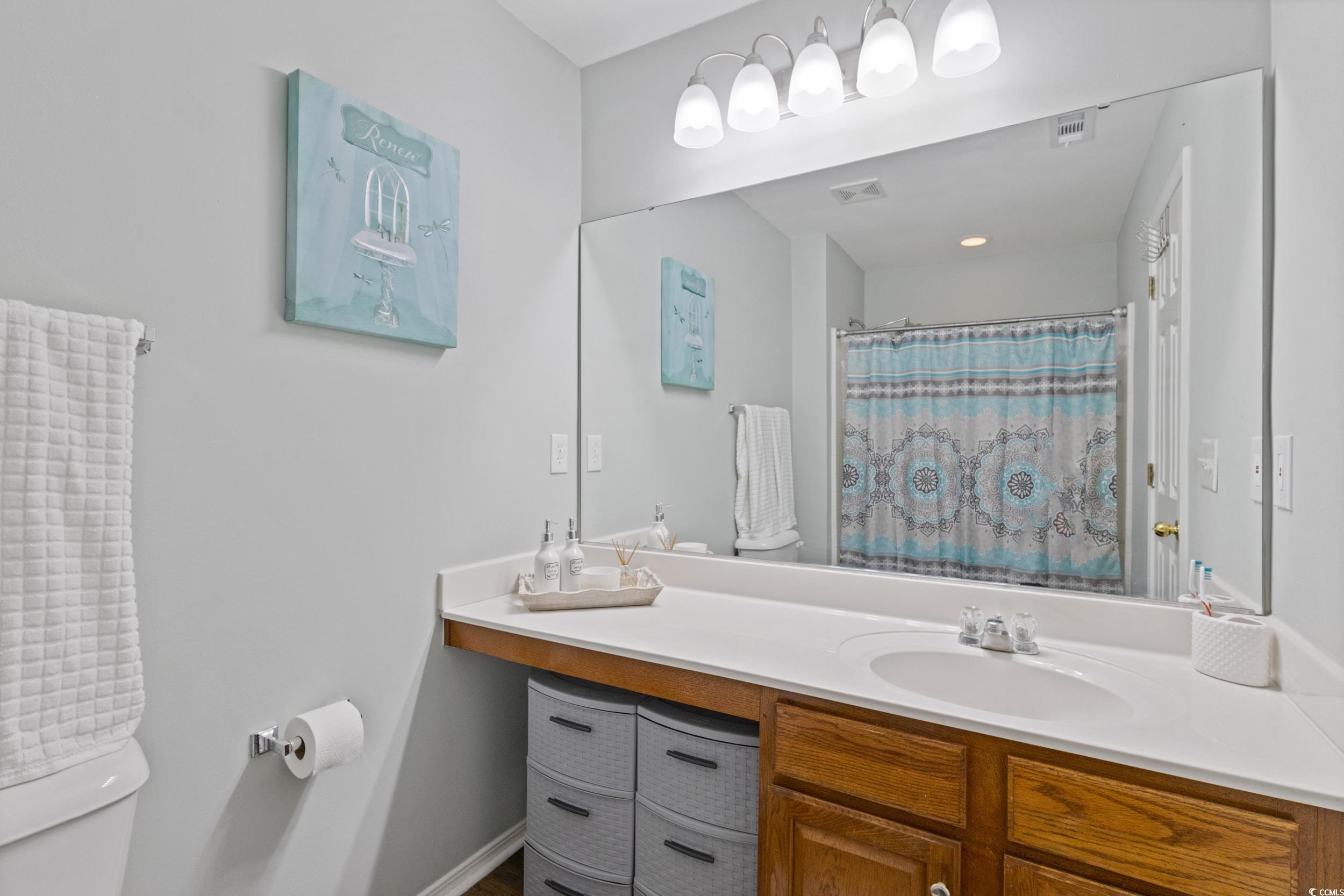 140 Olde Towne Way, Unit 2 Myrtle Beach, SC 29588 - Photo 28 of 40 Full bath with vanity and a shower with shower curtain