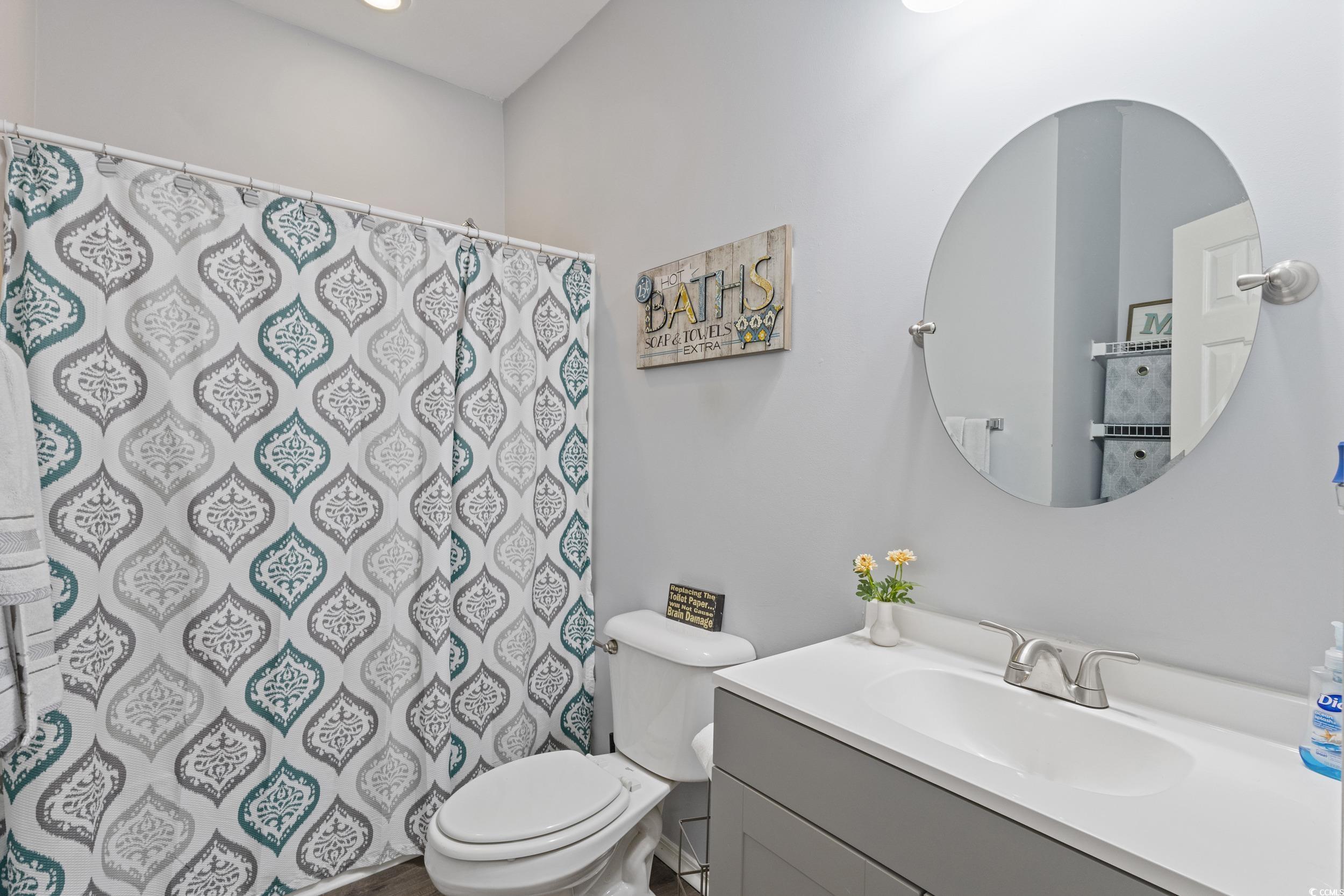 140 Olde Towne Way, Unit 2 Myrtle Beach, SC 29588 - Photo 9 of 40 Full bath featuring vanity and curtained shower