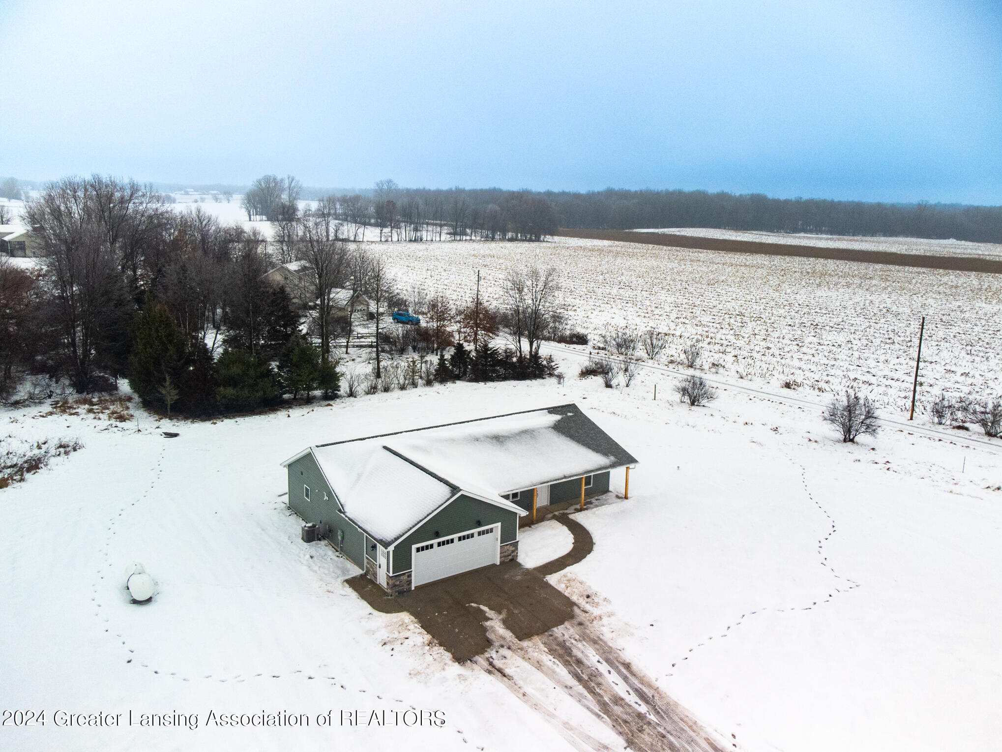 5040 Milner Road Stockbridge, MI 49285 - Photo 22 of 28 Aerial