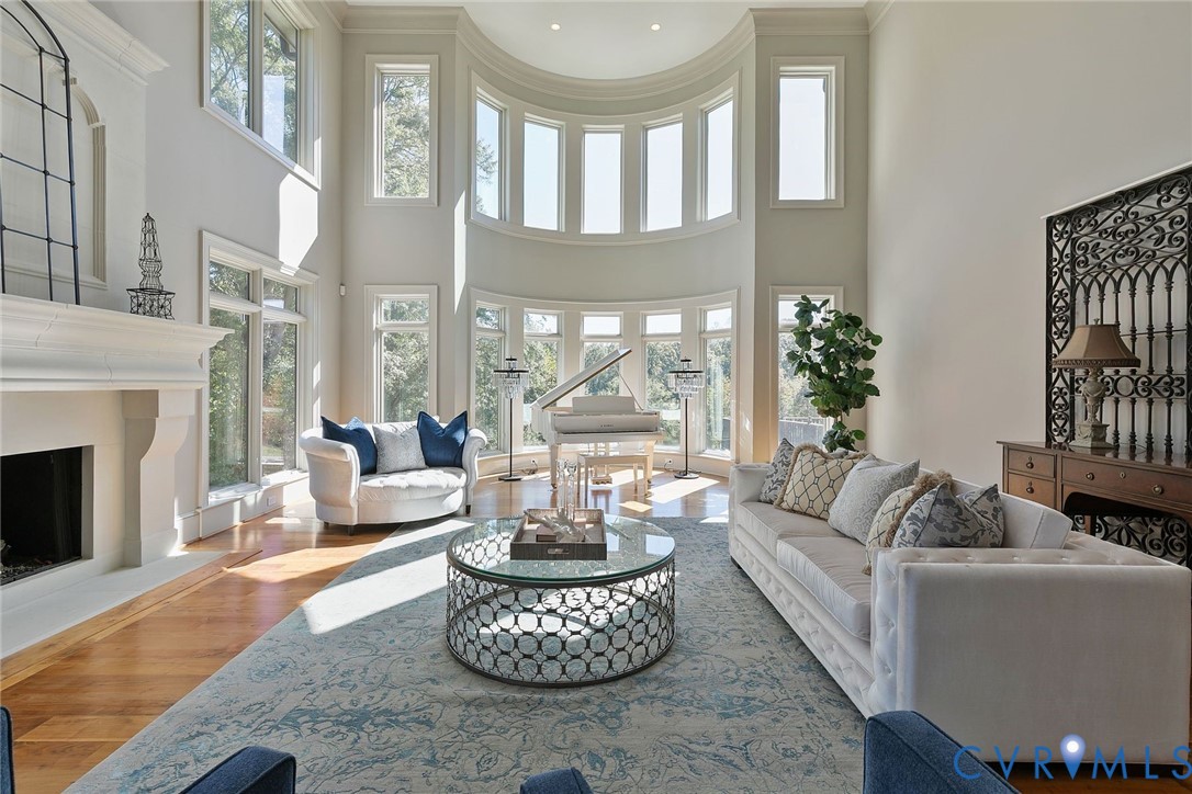 785 Oak Spring Lane Manakin-Sabot, VA 23103 - Photo 10 of 96 Features a dramatic curved wall of windows & grand