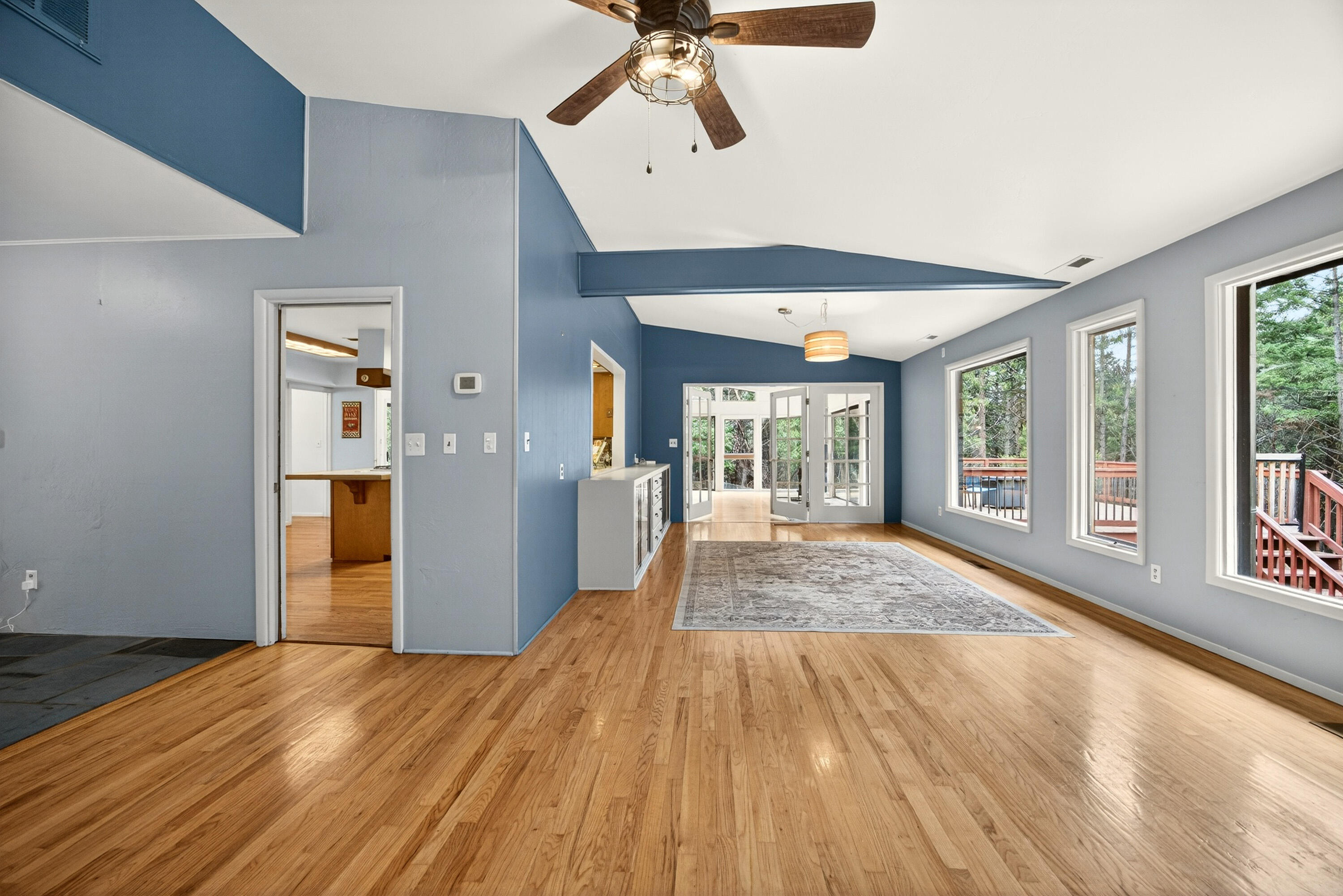 2922 Anderson Creek Road Talent, OR 97540 - Photo 4 of 37 Hardwood floors throughout living area.