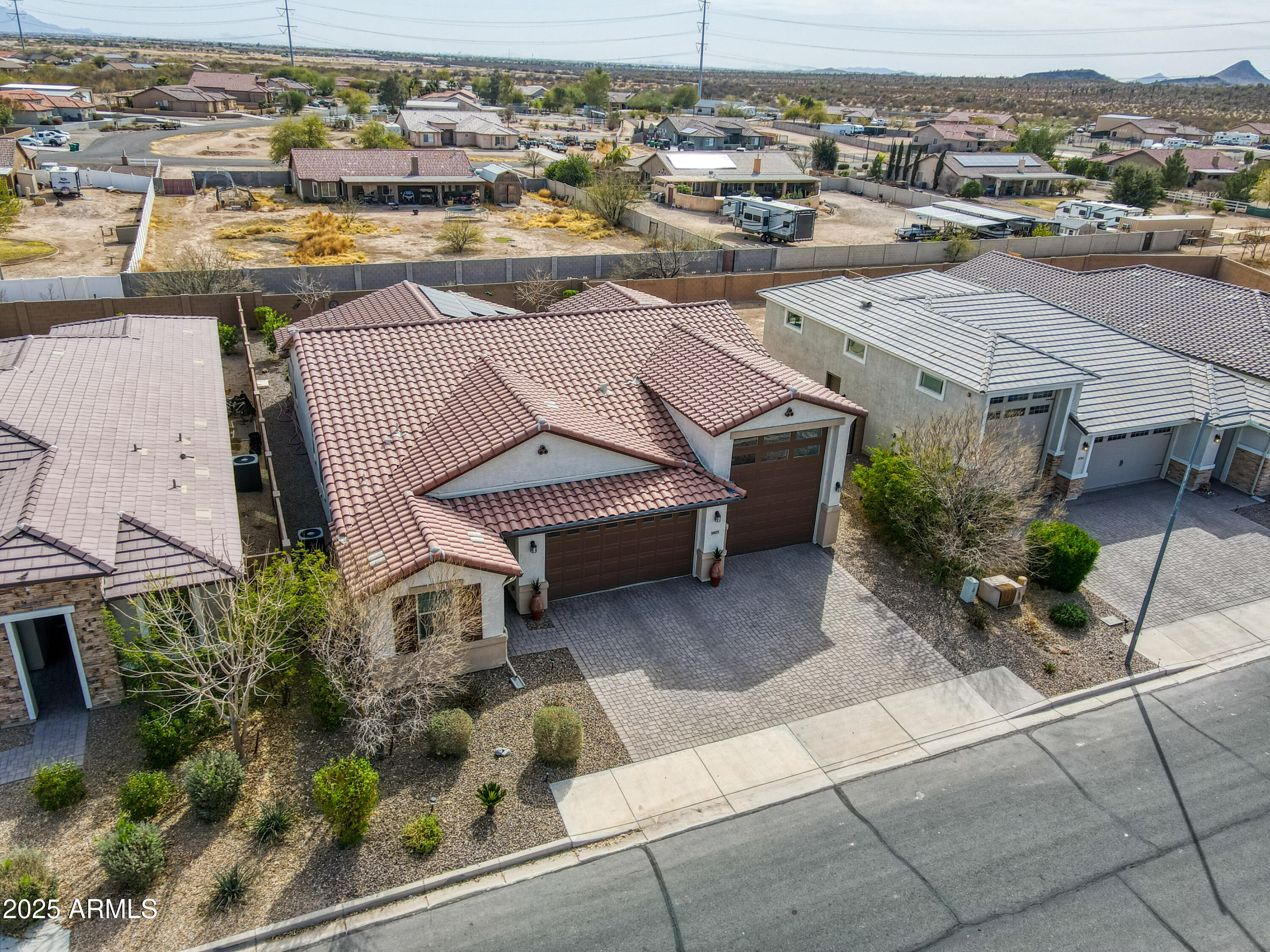 9809 Cotton Road Florence, AZ 85132 - Photo 7 of 46 Aerial Front