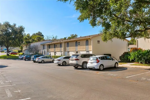 a car parked in front of a house