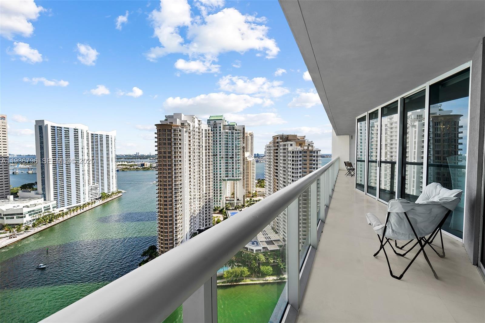 495 Brickell Avenue, Unit 2904 Miami, FL 33131 - Photo 27 of 29 a view of balcony with furniture