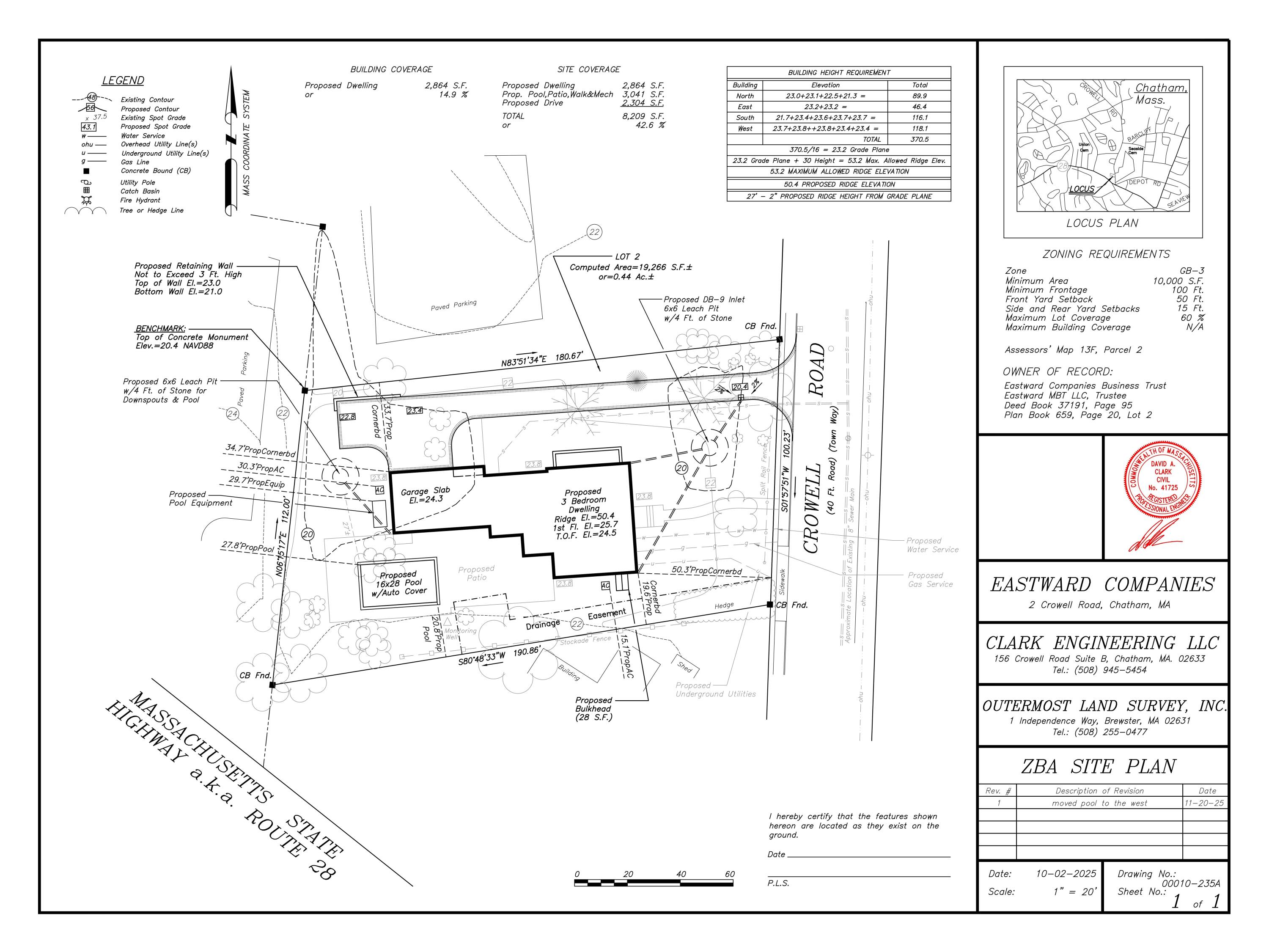 33 Crowell Road Chatham, MA 02633 - Photo 9 of 11 33 Crowell Rd. Site Plan