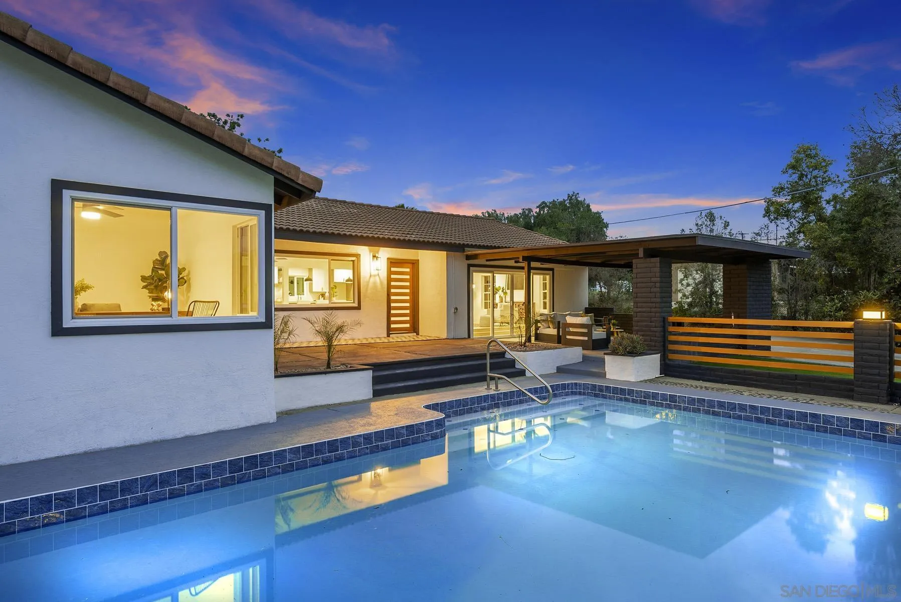 11442 Pinehurst Drive Lakeside, CA 92040 - Photo 33 of 46 a view of swimming pool with seating space