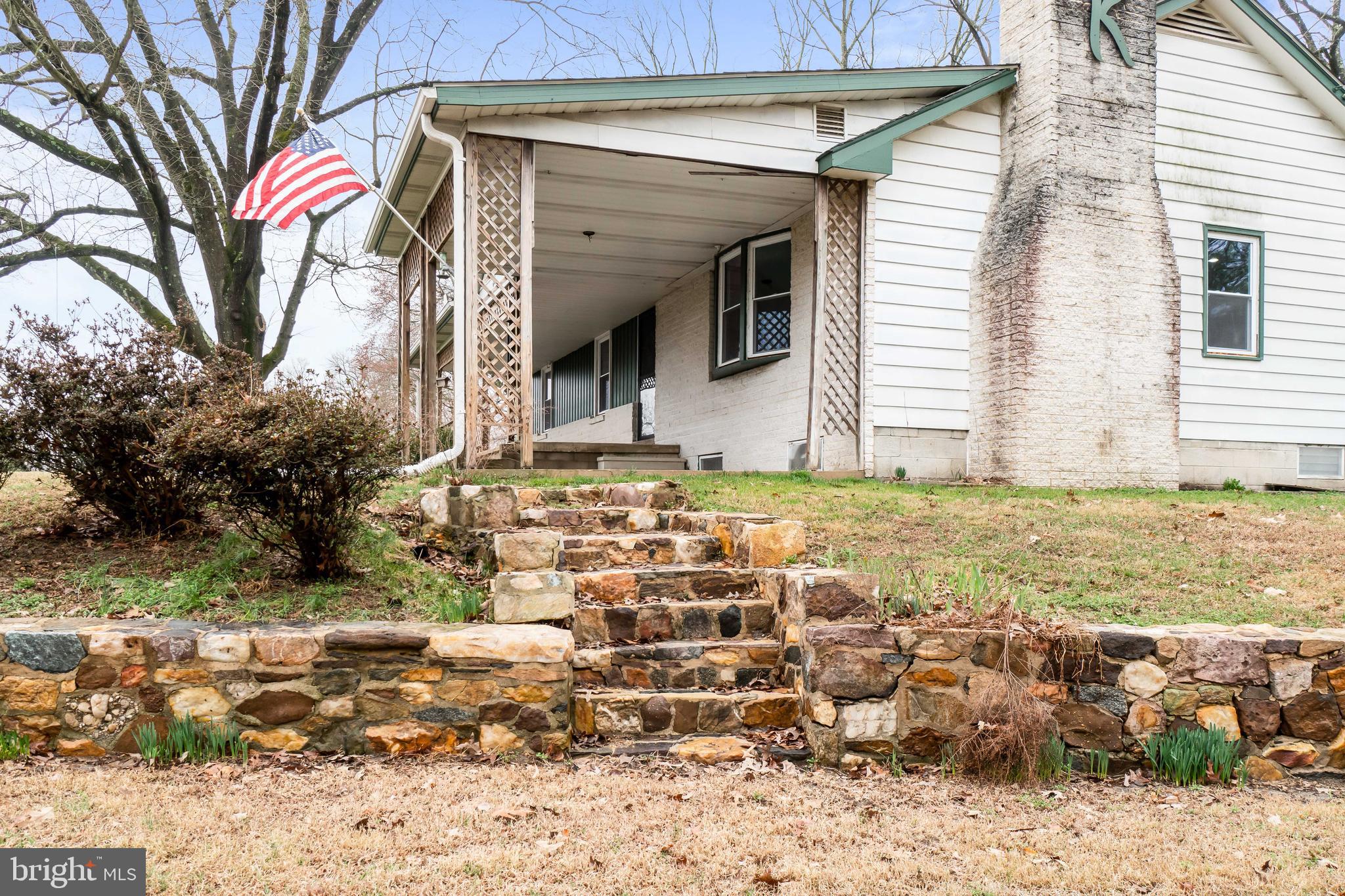601 Red Toad Road North East, MD 21901 - Photo 2 of 25 Stone steps leading to front covered porch