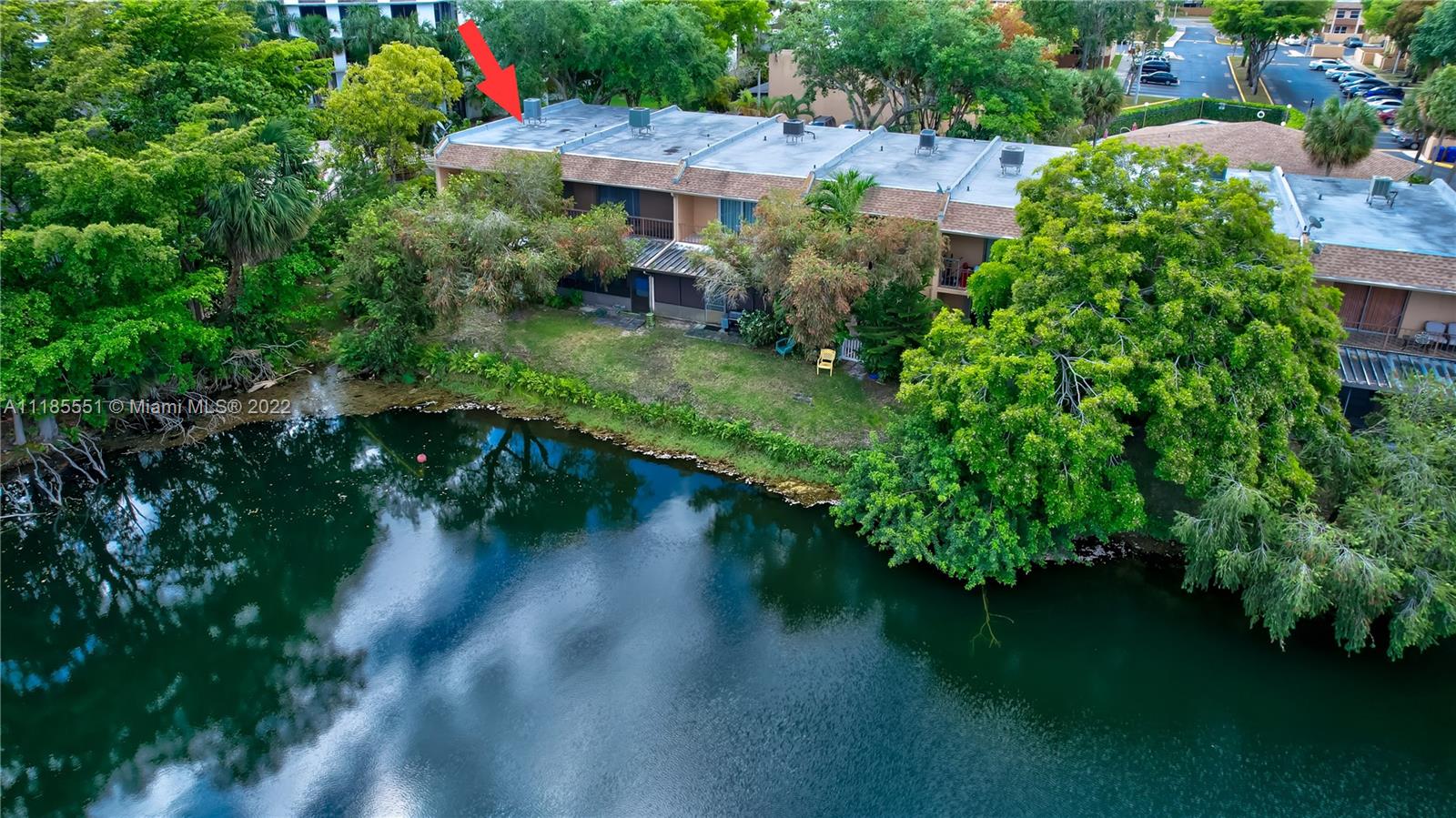 14107 Southwest 66th Street, Unit D7 Miami, FL 33183 - Photo 35 of 38 an aerial view of a house with pool table and chairs