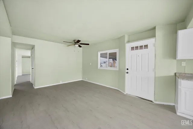 a view of an empty room