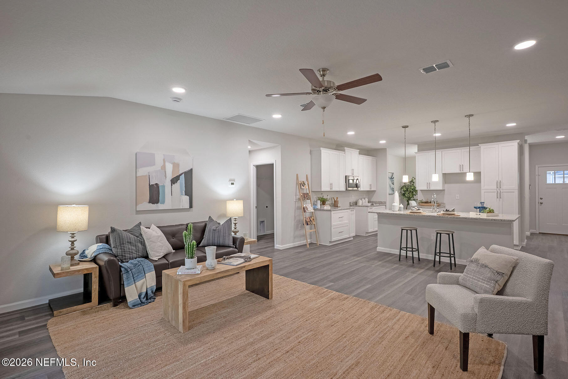 1639 Lakewood Road Jacksonville, FL 32207 - Photo 28 of 39 a living room with furniture and kitchen view