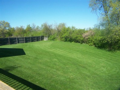 8799 Calhoun Place Crown Point, IN 46307 - Photo 3 of 10 a view of a big yard with a plants and trees