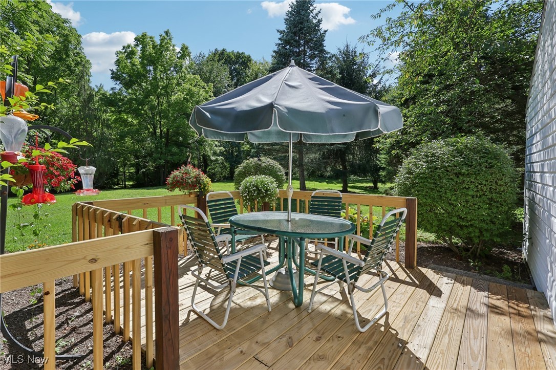 6672 Ross Road Madison, OH 44057 - Photo 12 of 50 Deck with a lawn