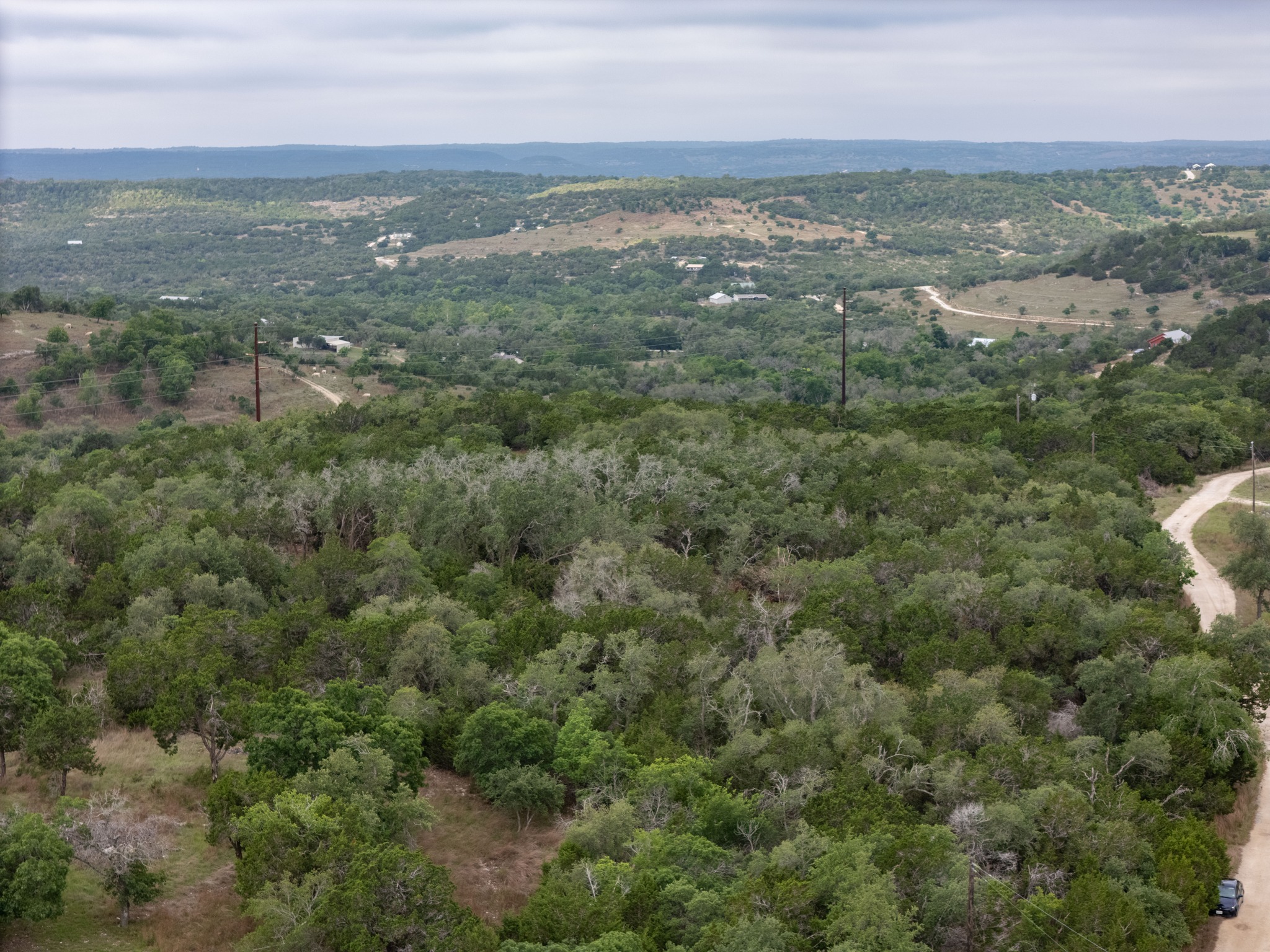 -altwein Rd 17.91 Acres Altwein Road Blanco, TX 78606 - Photo 18 of 33 an aerial view of town with residential houses with outdoor space and trees