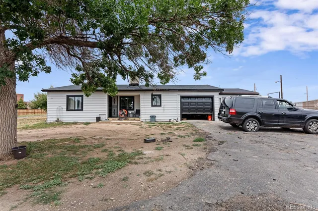 a view of a tree with a yard