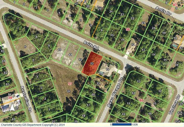 117 Britt Road Rotonda West, FL 33947 - Photo 1 of 1 Aerial View