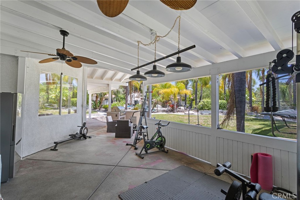 31500 Britton Circle Temecula, CA 92591 - Photo 36 of 44 a view of a room with gym equipment