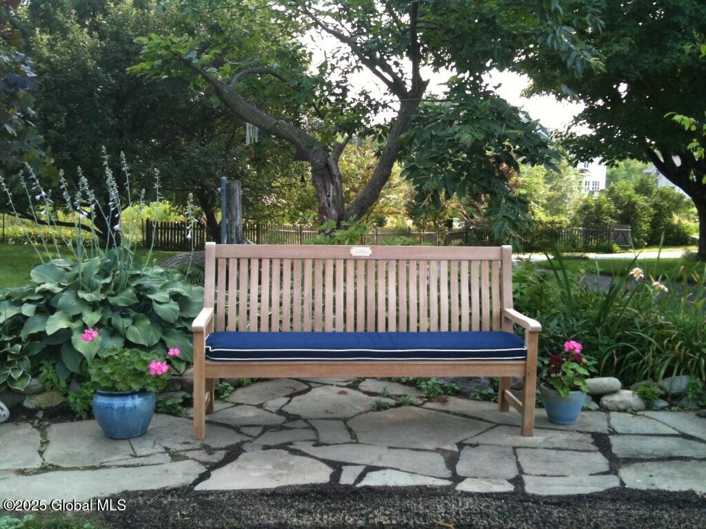 51 Hoffman Road Milton, NY 12866 - Photo 54 of 65 51HoffmanRdBenchFlowers