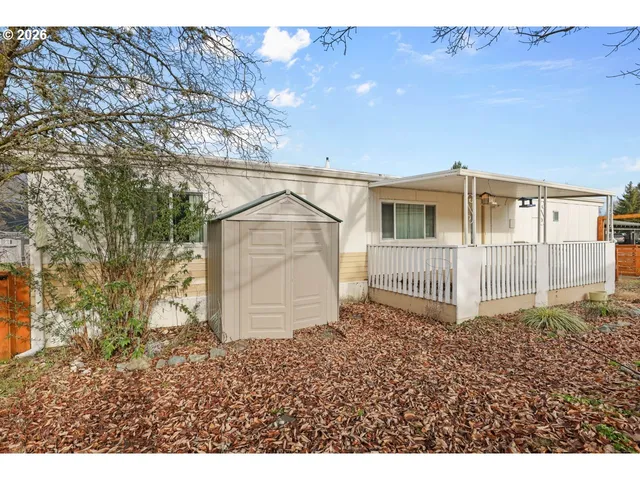 a backyard of a house