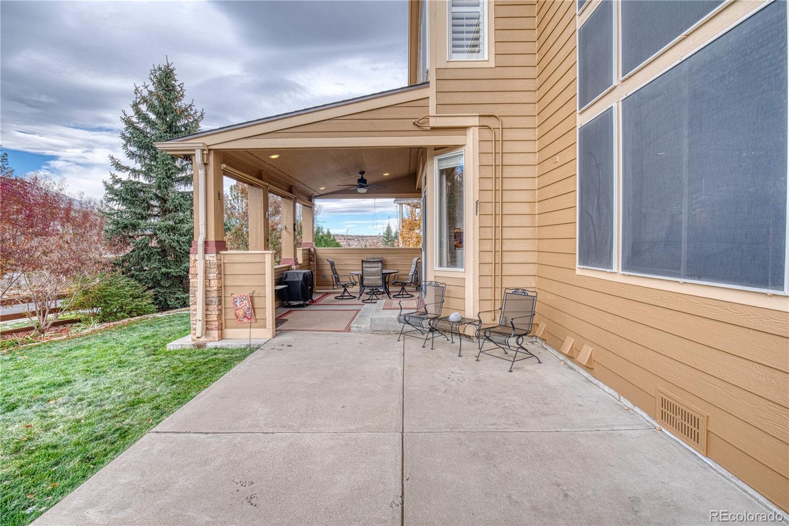 6378 Umber Circle Arvada, CO 80403 - Photo 11 of 50 a view of back yard of the house