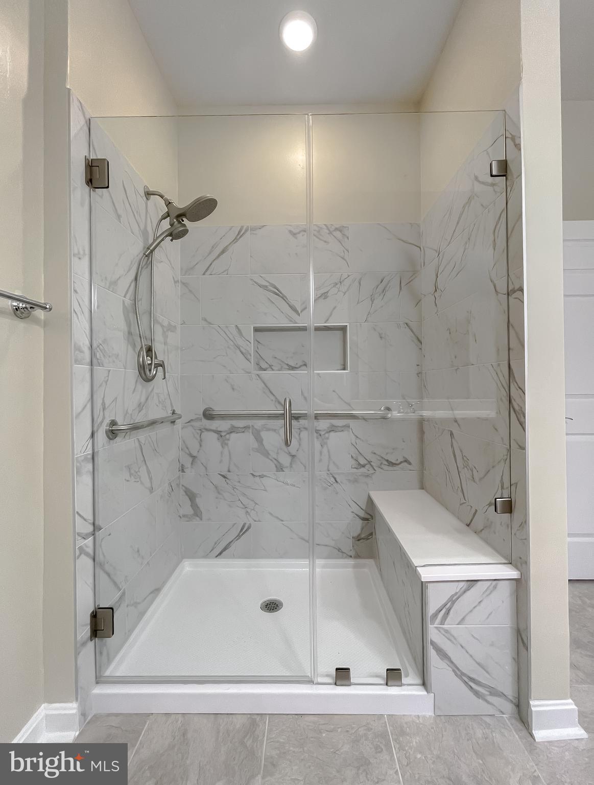 44140 Outrigger Way California, MD 20619 - Photo 31 of 36 Custom frameless shower glass door