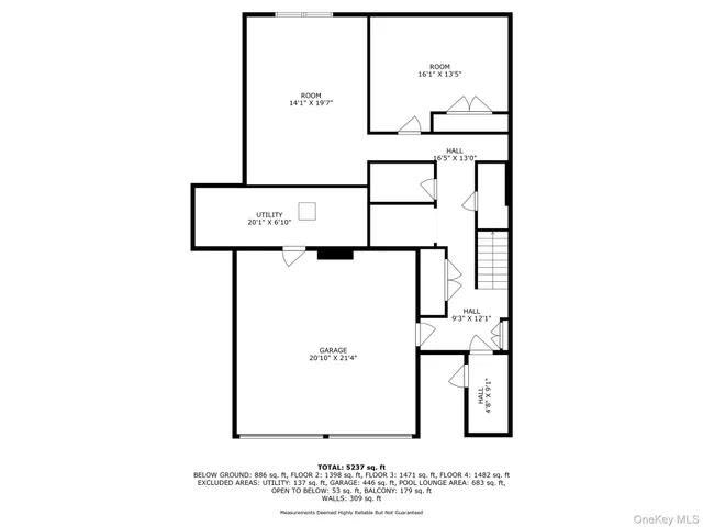 a picture of a wall with a white wall and a white wall