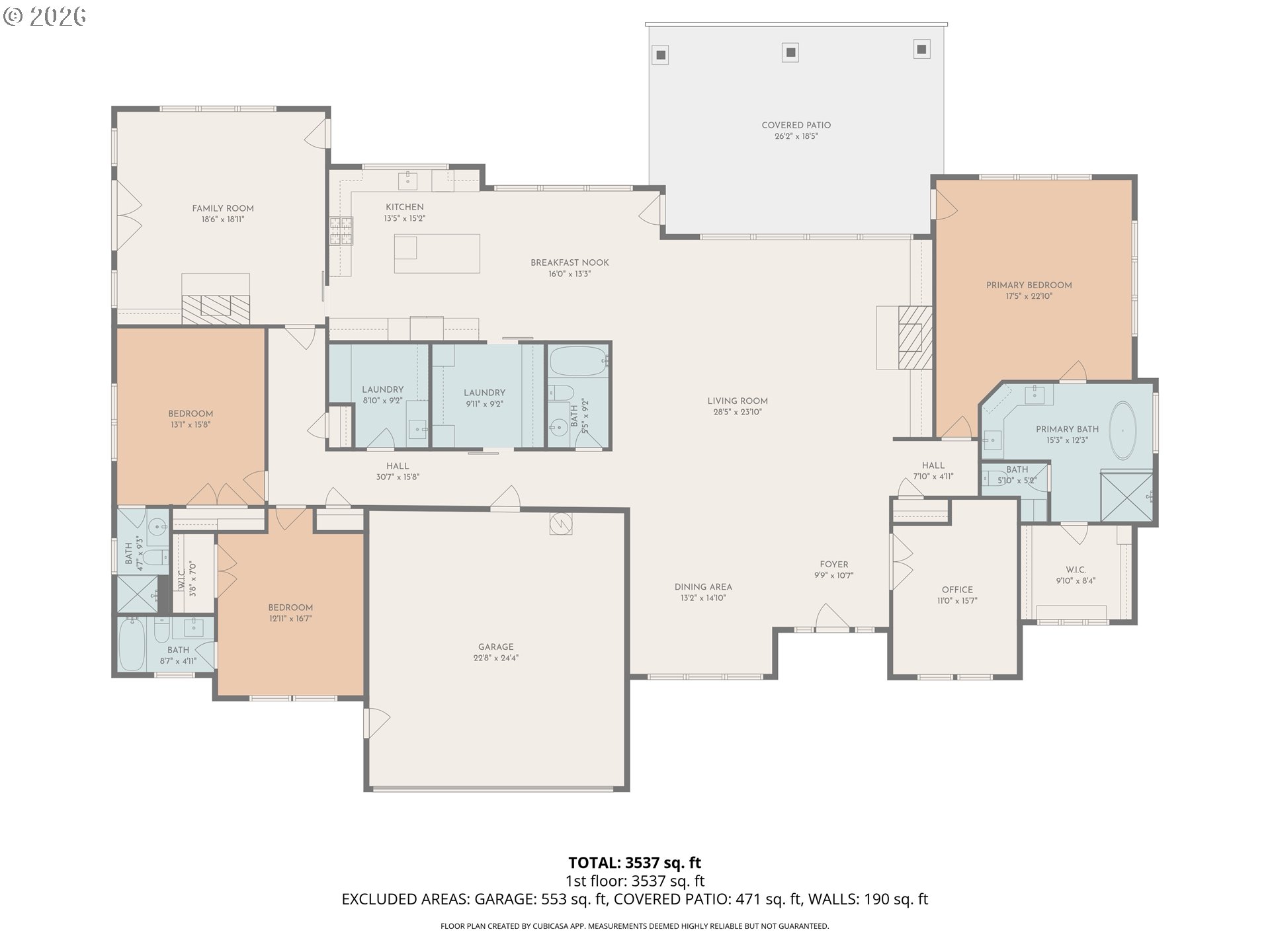 302 Waters Road Castle Rock, WA 98611 - Photo 47 of 48 Floor Plan