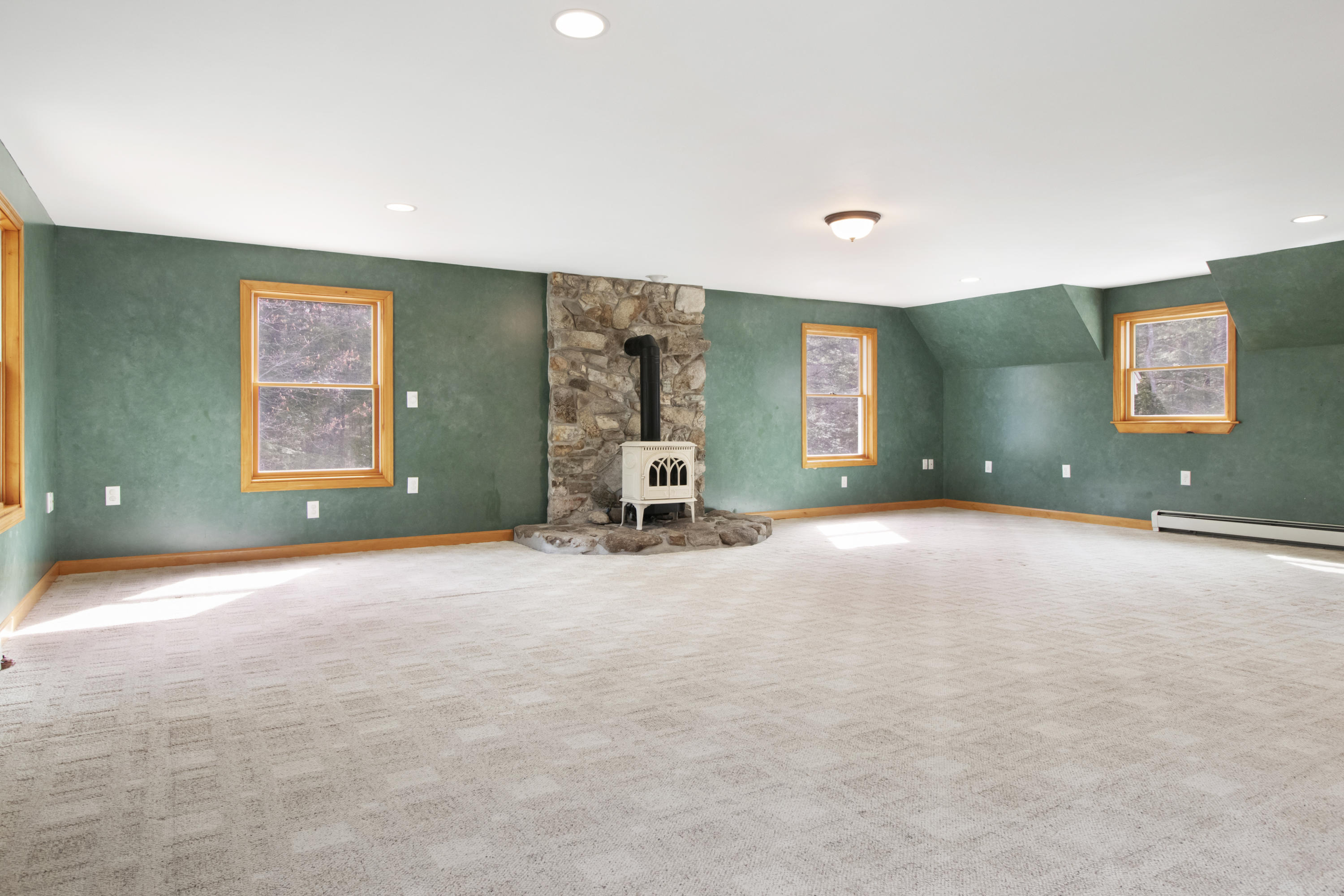 87 New Road Casco, ME 04015 - Photo 13 of 52 Bonus Room w/ Jotel Gas Stove