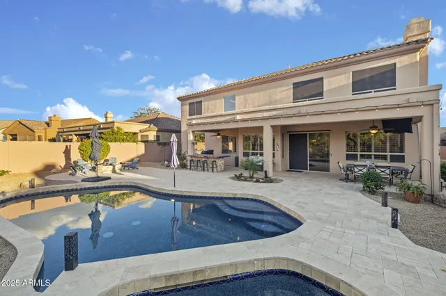 a view of city and mountain view