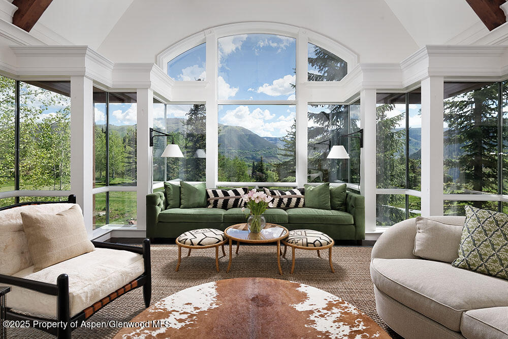 74 Pfister Drive, Unit 101 Aspen, CO 81611 - Photo 1 of 24 a living room with furniture and a large window