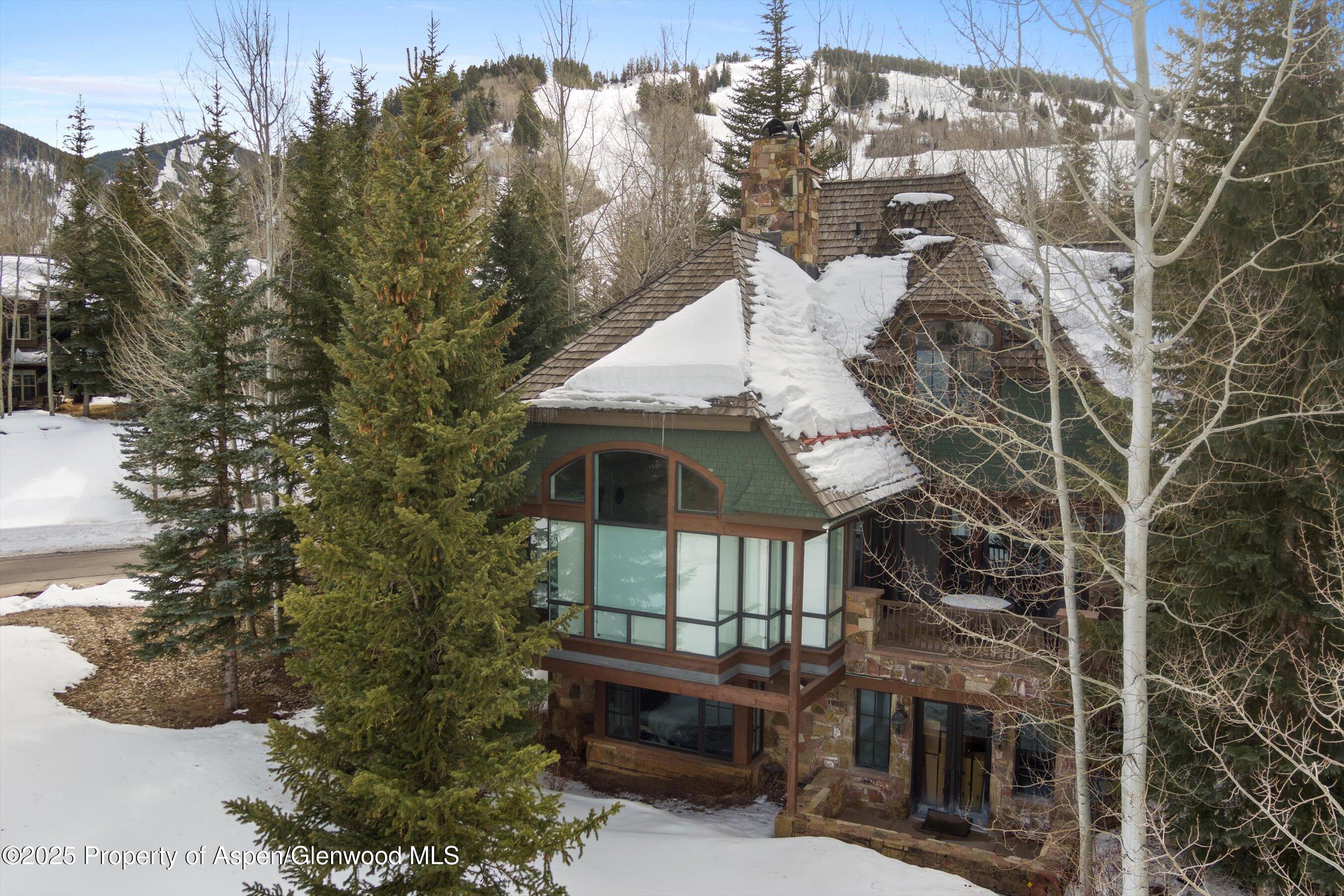74 Pfister Drive, Unit 101 Aspen, CO 81611 - Photo 23 of 24 a front view of a house with a yard