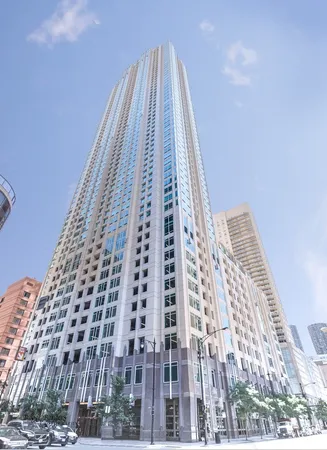 a view of a swimming pool with a potted plants