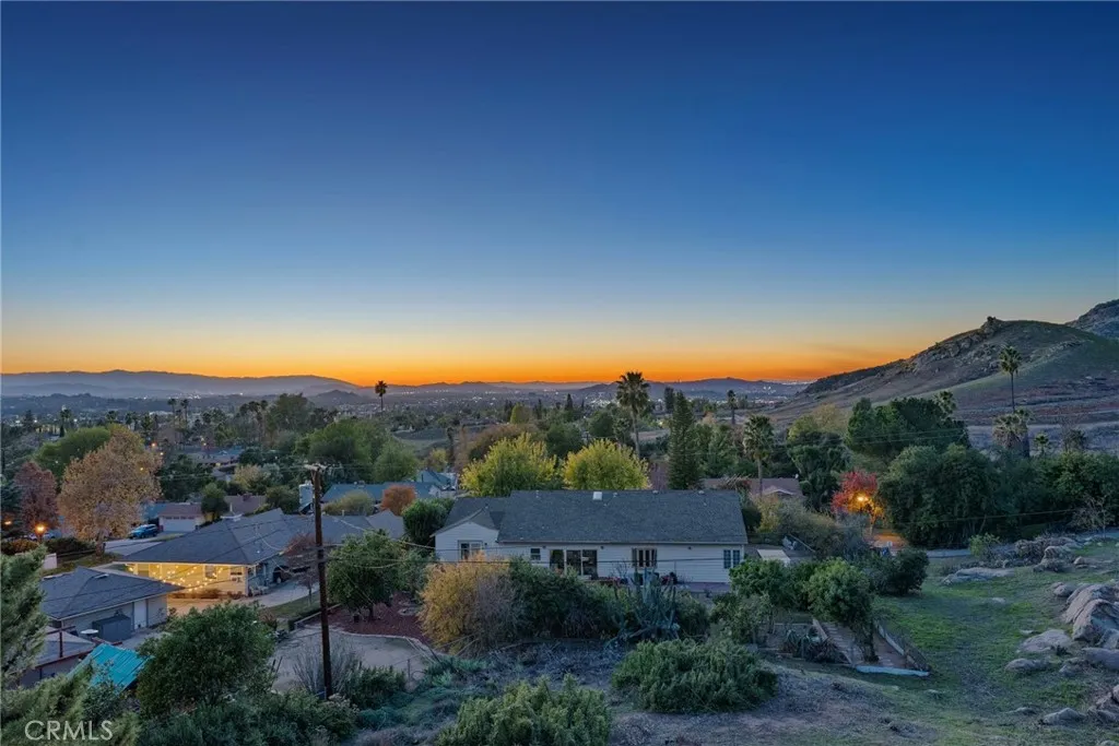 2935 Galaxie Road Riverside, CA 92507 - Photo 43 of 45 an aerial view of a house with mountain view