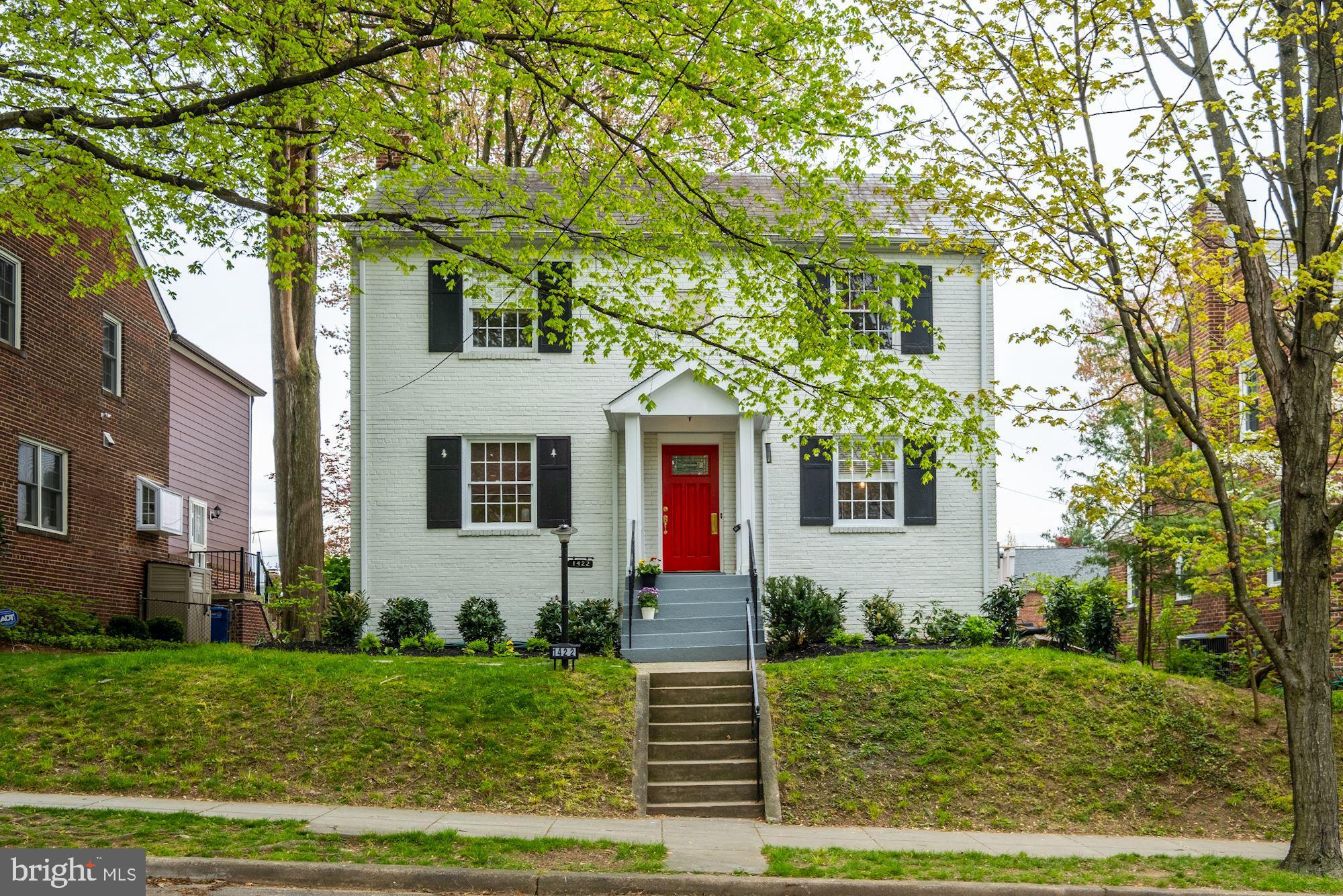 1422 Roxanna Road Northwest Washington, DC 20012 - Photo 1 of 40 Beautiful Center Hall Colonial in Shepherd Park