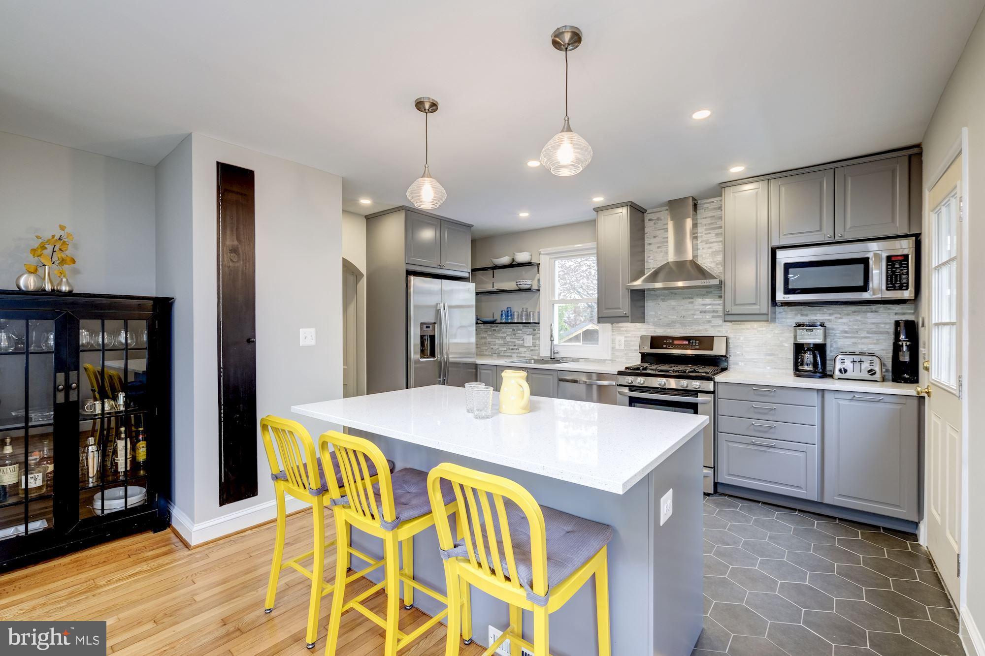 1422 Roxanna Road Northwest Washington, DC 20012 - Photo 11 of 40 State of the art kitchen and island