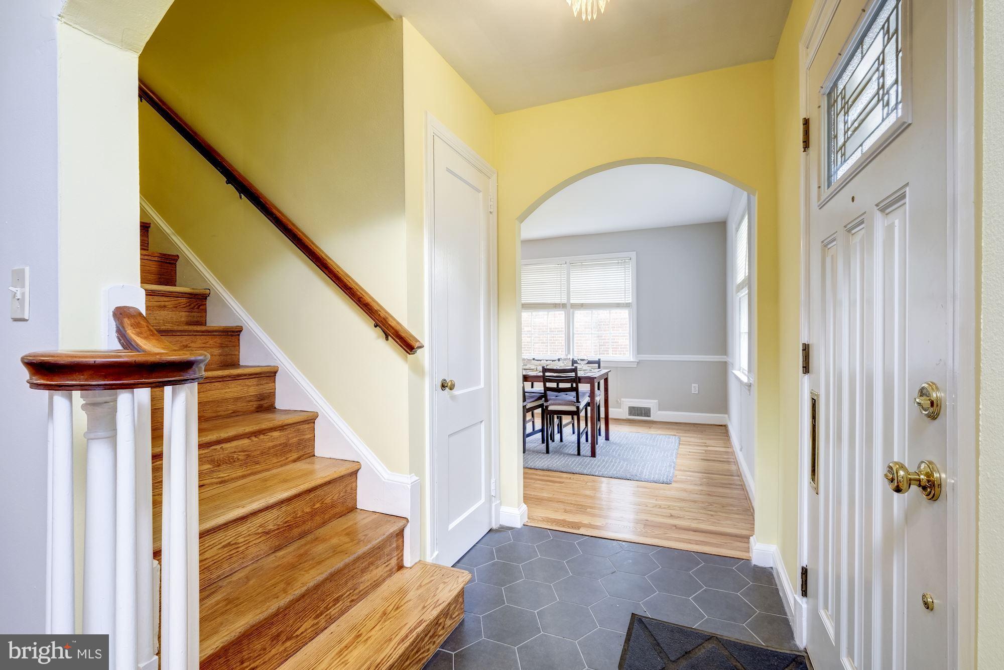 1422 Roxanna Road Northwest Washington, DC 20012 - Photo 4 of 40 Gracious entry foyer