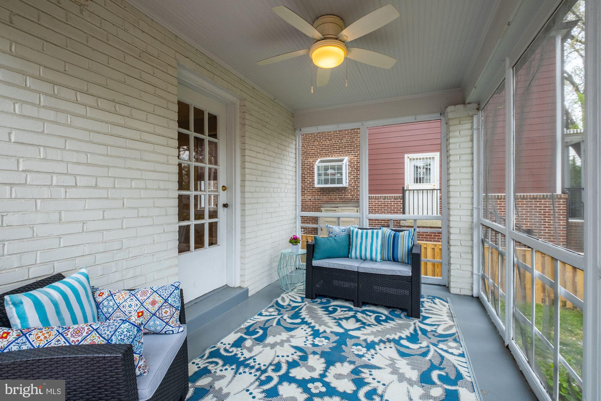 1422 Roxanna Road Northwest Washington, DC 20012 - Photo 38 of 40 Screened porch off deck