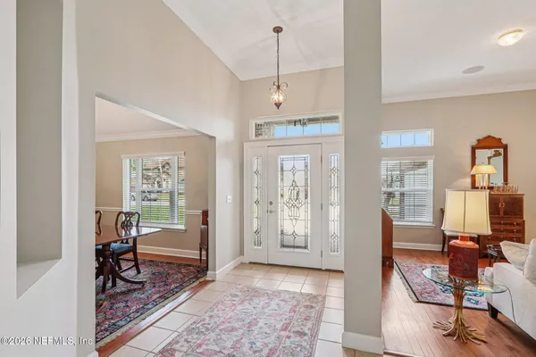 a view of a backyard of a house