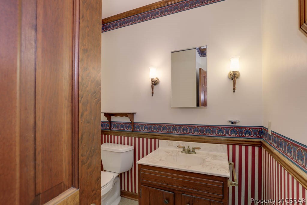 1440 Victory Hill Road Hayes, VA 23072 - Photo 7 of 45 Powder room off of the foyer