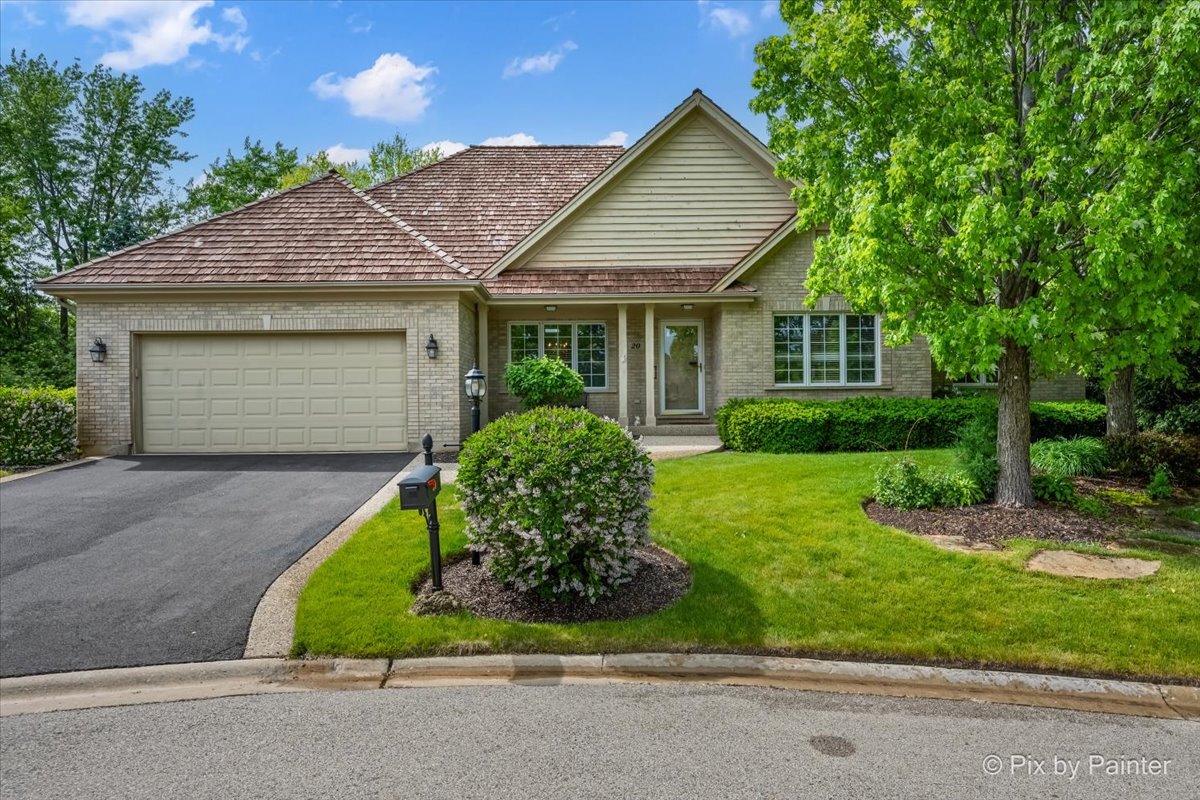 20 Lochbrook Lane Inverness, IL 60010 - Photo 1 of 27 front view of a house and a yard