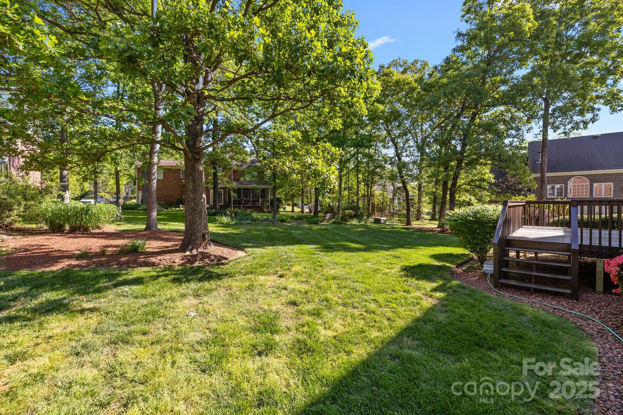 204 Limerick Drive Matthews, NC 28104 - Photo 39 of 44 a view of a backyard with a car parked
