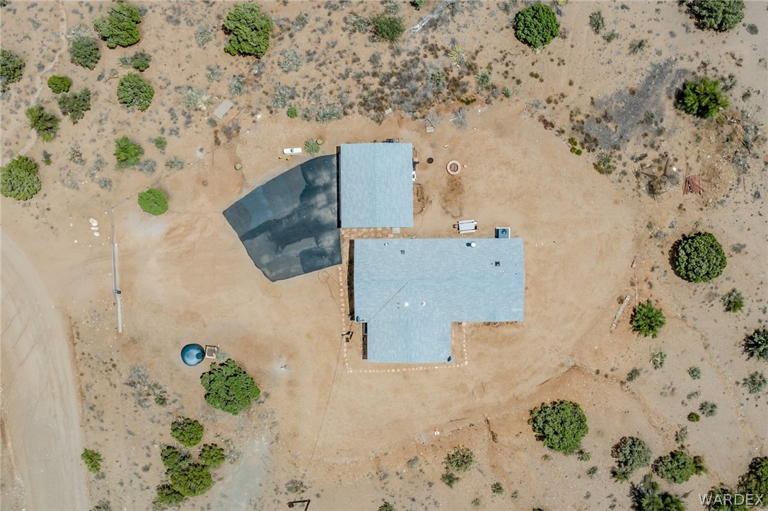 10551 East Blake Ranch Road Kingman, AZ 86401 - Photo 39 of 50 an aerial view of residential house with outdoor space